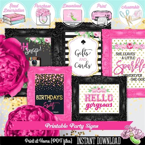 kate spade inspired posters